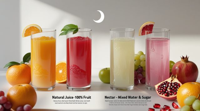نکتار بهتر است یا ابمیوه طبیعی