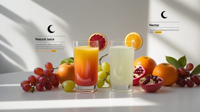 ابمیوه طبیعی با نکتار