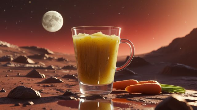 ابمیوه در فضا