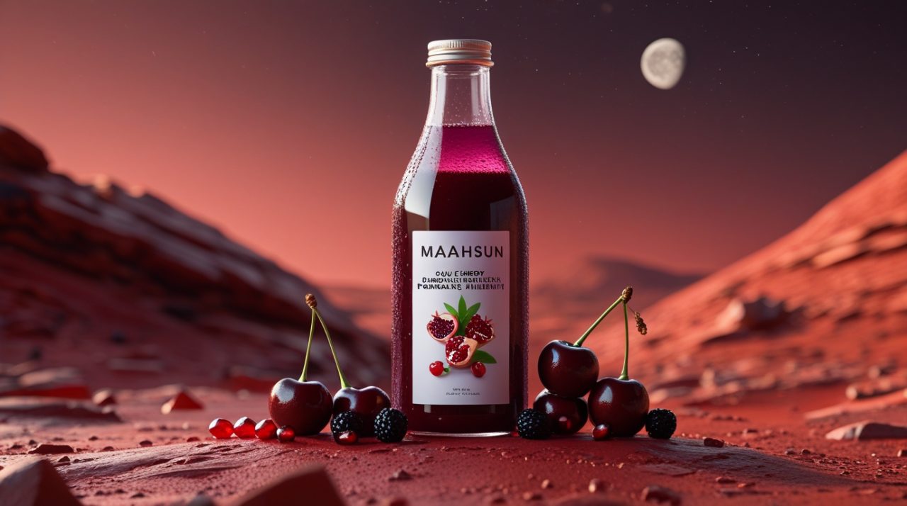 آبمیوه معجون ترش ماهسان - ترکیب طبیعی آلبالو انار و شاتوت بر روی سیاره مریخ