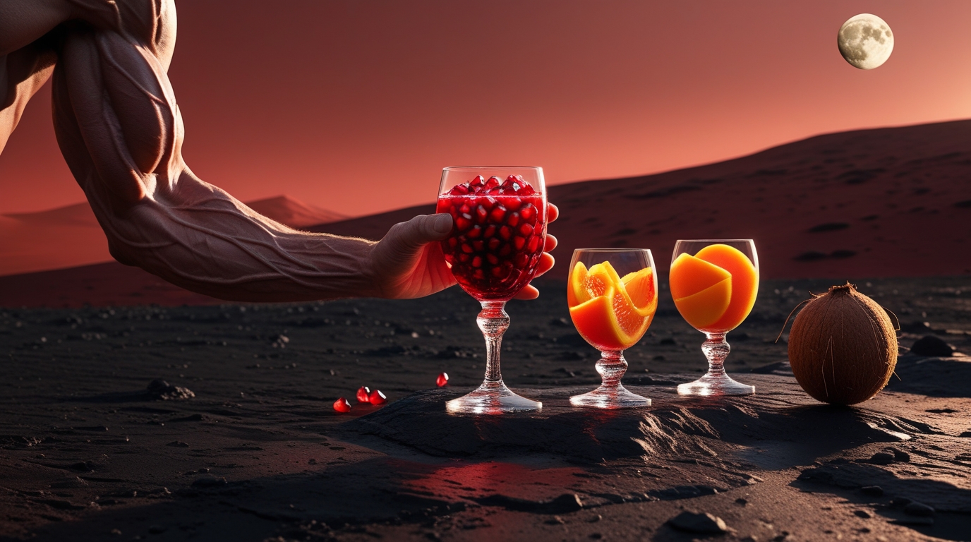 ابمیوه های طبیعی برای رشد عضلات