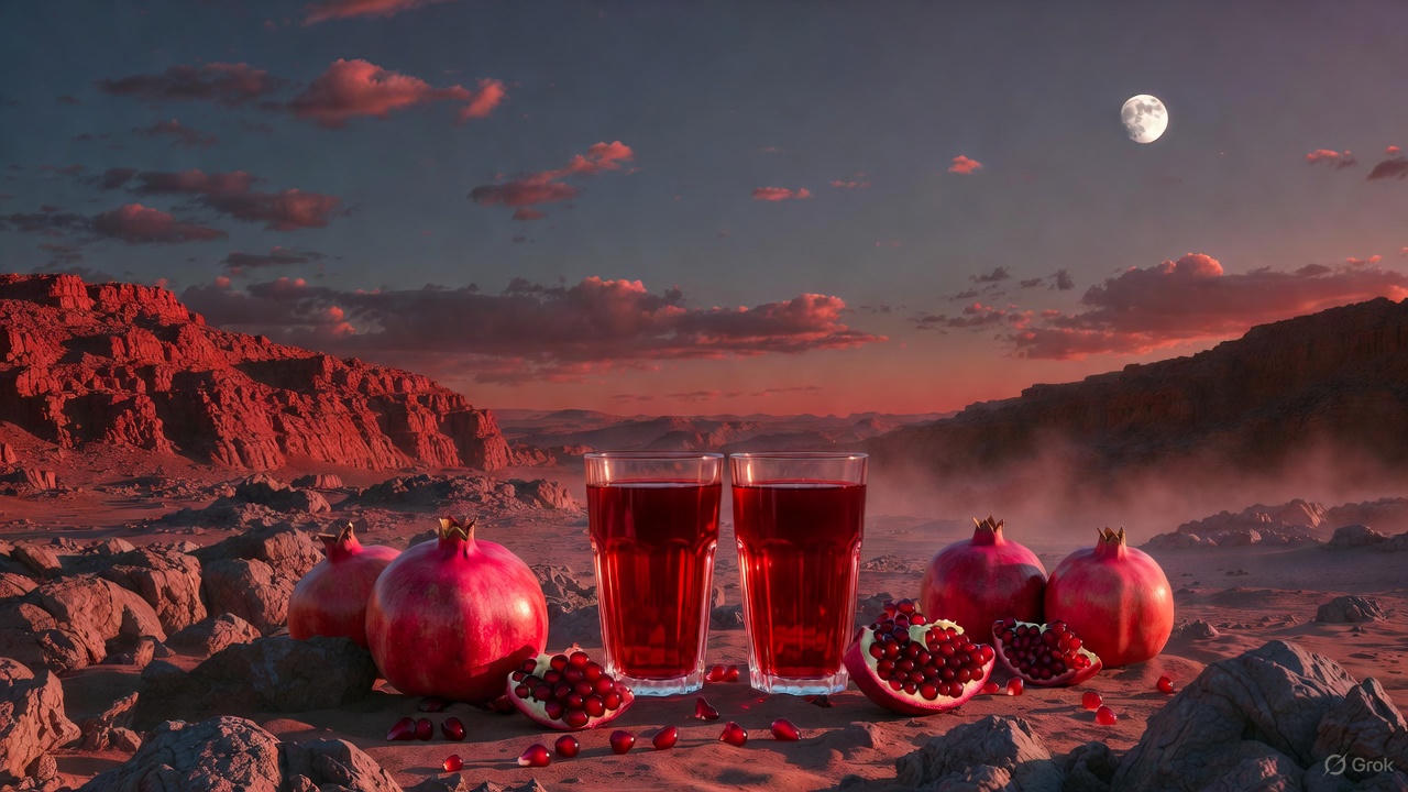 کاهش منافذ باز پوست با اب انار