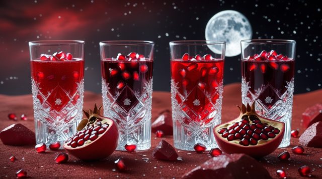 اب انار برای کاهش فشار چشمی